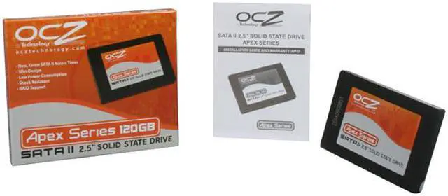 Alt view image 4 of 4 - OCZ Apex Series 2.5" 120GB SATA II MLC Internal Solid State Drive (SSD) OCZSSD2-1APX120G