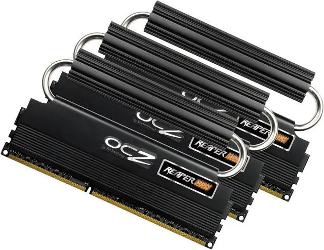 Main image of OCZ Reaper HPC 6GB (3 x 2GB) DDR3 2000 (PC3 16000) Desktop Memory Model OCZ3RPR2000LV6GK