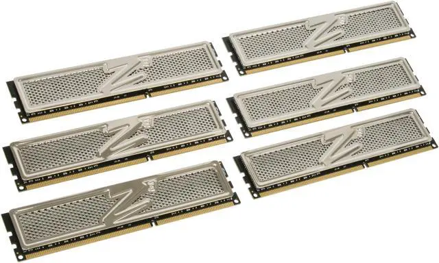Main image of OCZ Platinum 12GB (6 x 2GB) DDR3 1600 (PC3 12800) Low Voltage Desktop Memory Model OCZ3P1600LV12GS