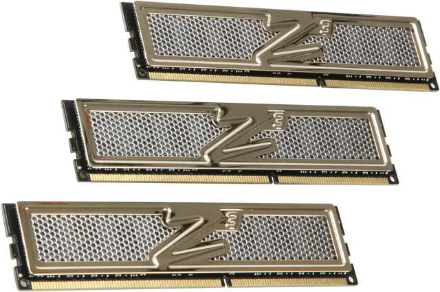Main image of OCZ Gold 6GB (3 x 2GB) DDR3 2000 (PC3 16000) Low Voltage Desktop Memory Model OCZ3G2000LV6GK