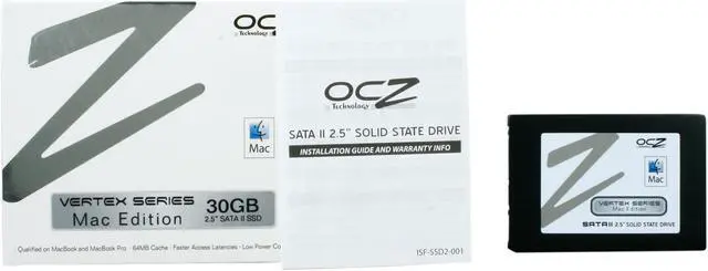 Alt view image 6 of 6 - OCZ Vertex 2.5" 30GB SATA II MLC Apple / Mac Edition SSD OCZSSD2-1VTXA30G