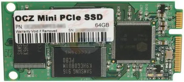 Alt view image 2 of 3 - OCZ OCZSSDMPES-64G Mini PCIe 64GB Mini PCIe (SATA) Enterprise Solid State Disk