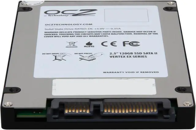 Alt view image 5 of 6 - OCZ Vertex EX 2.5" 120GB SATA II SLC Internal Solid State Drive (SSD) OCZSSD2-1VTXEX120G