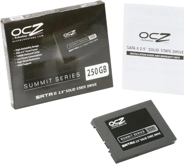 Alt view image 5 of 5 - OCZ Summit 2.5" 250GB SATA II MLC Internal Solid State Drive (SSD) OCZSSD2-1SUM250G