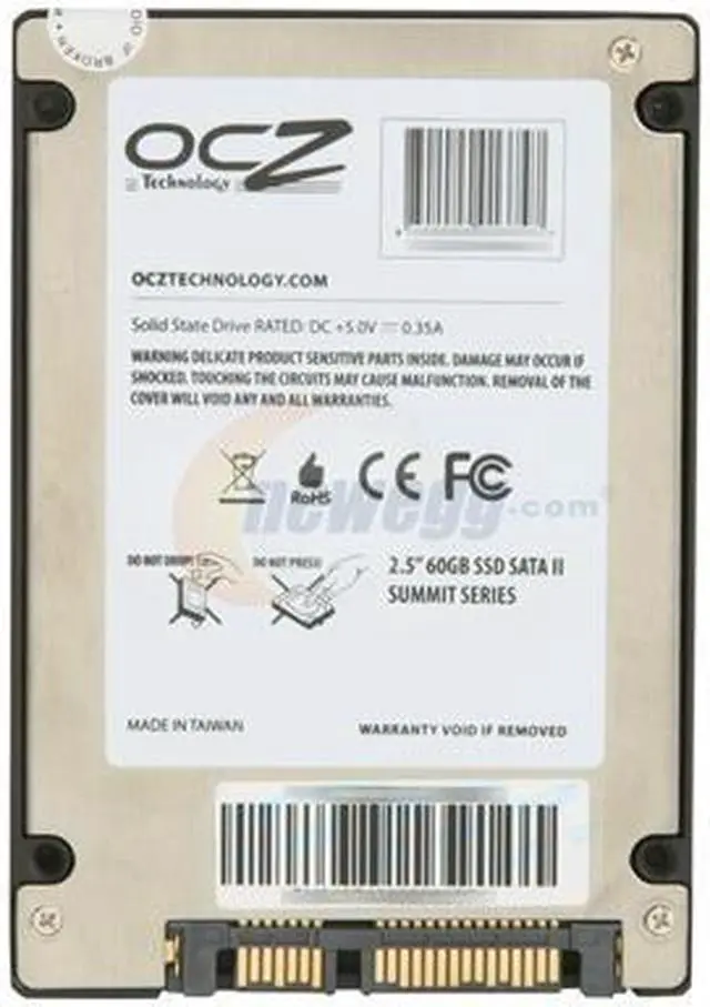 Alt view image 4 of 5 - OCZ Summit 2.5" 60GB SATA II MLC Internal Solid State Drive (SSD) OCZSSD2-1SUM60G