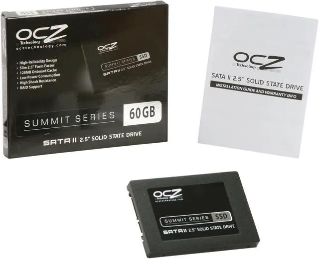 Alt view image 5 of 5 - OCZ Summit 2.5" 60GB SATA II MLC Internal Solid State Drive (SSD) OCZSSD2-1SUM60G