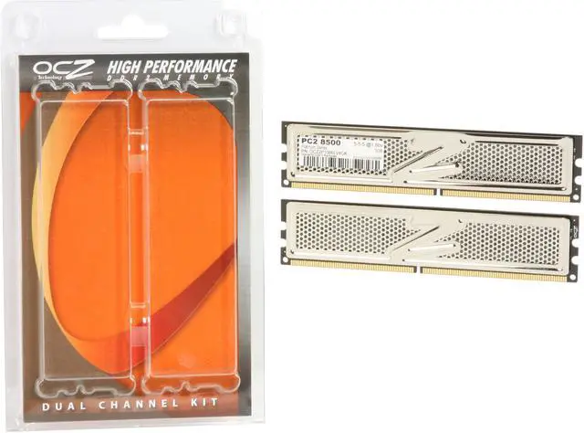 Alt view image 3 of 3 - OCZ Platinum 4GB (2 x 2GB) DDR2 1066 (PC2 8500) Desktop Memory Model OCZ2P1066LV4GK