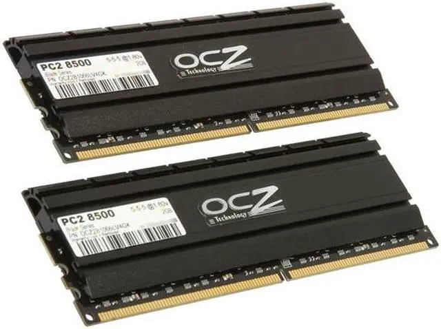 Main image of OCZ Blade Series 4GB (2 x 2GB) DDR2 1066 (PC2 8500) Low Voltage Desktop Memory Model OCZ2B1066LV4GK