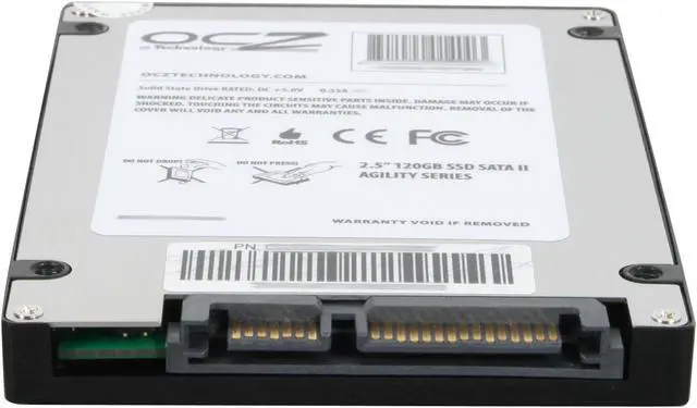 Alt view image 4 of 6 - OCZ Agility Series 2.5" 120GB SATA II MLC Internal Solid State Drive (SSD) OCZSSD2-1AGT120G