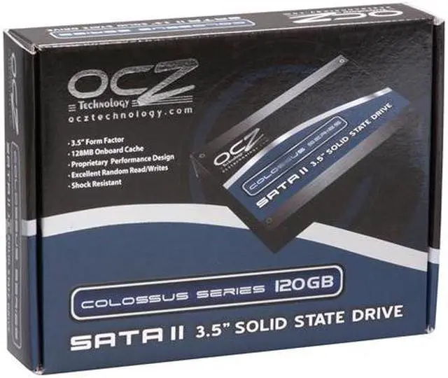 Main image of OCZ Colossus Series 3.5" 120GB SATA II MLC Internal Solid State Drive (SSD) OCZSSD2-1CLS120G