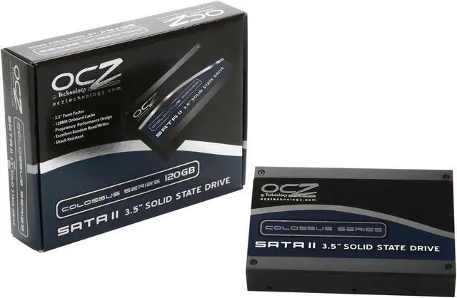 Alt view image 5 of 5 - OCZ Colossus Series 3.5" 120GB SATA II MLC Internal Solid State Drive (SSD) OCZSSD2-1CLS120G