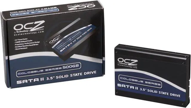 Alt view image 6 of 6 - OCZ Colossus Series 3.5" 500GB SATA II MLC Internal Solid State Drive (SSD) OCZSSD2-1CLS500G