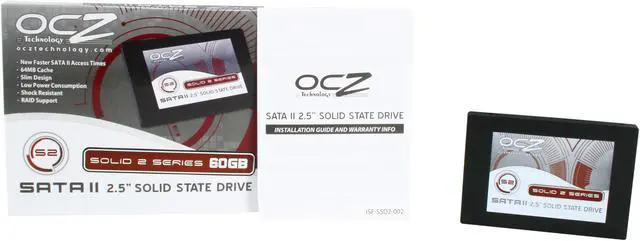 Alt view image 6 of 6 - OCZ Solid 2 Series 2.5" 60GB SATA II MLC Internal Solid State Drive (SSD) OCZSSD2-2SLD60G