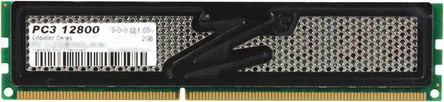 Alt view image 2 of 4 - OCZ Obsidian Series 6GB (3 x 2GB) DDR3 1600 (PC3 12800) Desktop Memory Model OCZ3OB1600LV6GK
