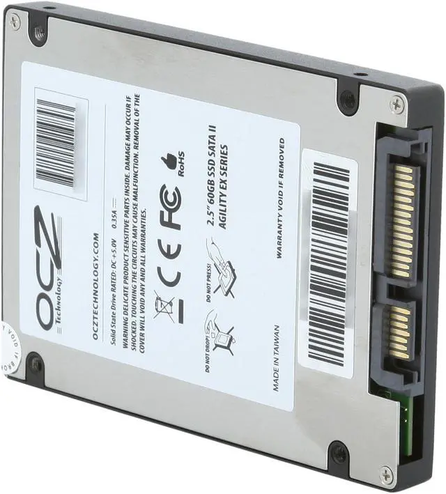 Alt view image 6 of 13 - OCZ Agility EX Series 2.5" 60GB SATA II SLC Internal Solid State Drive (SSD) OCZSSD2-1AGTEX60G