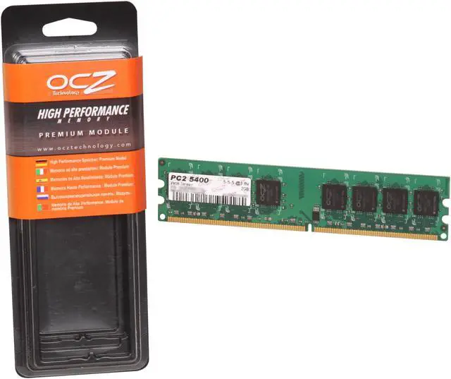 Alt view image 3 of 3 - OCZ 2GB DDR2 667 (PC2 5400) Desktop Memory Model OCZ2V6672G