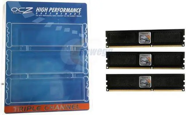 Alt view image 3 of 3 - OCZ 6GB (3 x 2GB) DDR3 1600 (PC3 12800) Desktop Memory Model OCZ3X1600R2LV6GK
