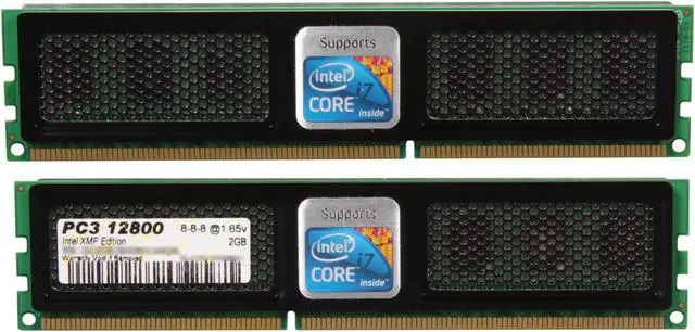 Alt view image 2 of 3 - OCZ 4GB (2 x 2GB) DDR3 1600 (PC3 12800) XMP-Ready Rev.2 Desktop Memory Model OCZ3X1600R2LV4GK