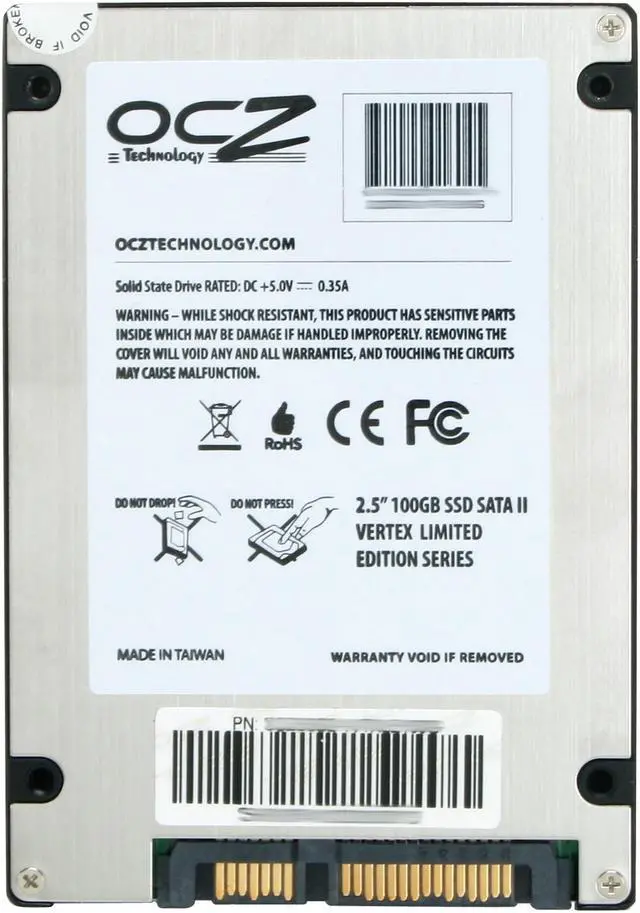 Alt view image 5 of 6 - OCZ Vertex LE (Limited Edition) 2.5" 100GB SATA II MLC Internal Solid State Drive (SSD) OCZSSD2-1VTXLE100G