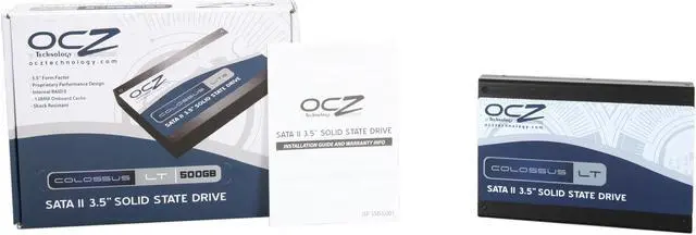 Alt view image 6 of 6 - OCZ Colossus LT Series 3.5" 500GB SATA II MLC Internal Solid State Drive (SSD) OCZSSD2-1CLSLT500G