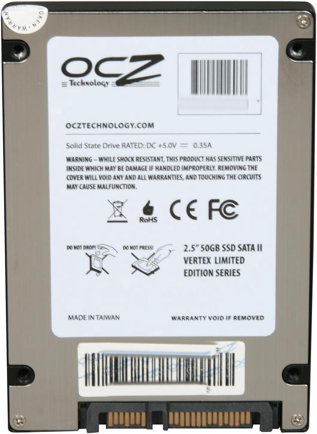 Alt view image 5 of 6 - OCZ Vertex LE (Limited Edition) 2.5" 50GB SATA II MLC Internal Solid State Drive (SSD) OCZSSD2-1VTXLE50G