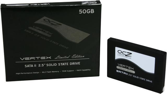 Alt view image 6 of 6 - OCZ Vertex LE (Limited Edition) 2.5" 50GB SATA II MLC Internal Solid State Drive (SSD) OCZSSD2-1VTXLE50G
