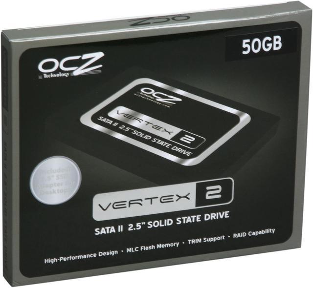 eksplosion Satire Intim OCZ Vertex 2 2.5" 50GB SATA II MLC Internal Solid State Drive (SSD)  OCZSSD2-2VTX50G Internal SSDs - Newegg.com