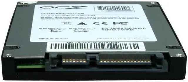 Alt view image 4 of 6 - OCZ Vertex 2 2.5" 100GB SATA II MLC Internal Solid State Drive (SSD) OCZSSD2-2VTX100G