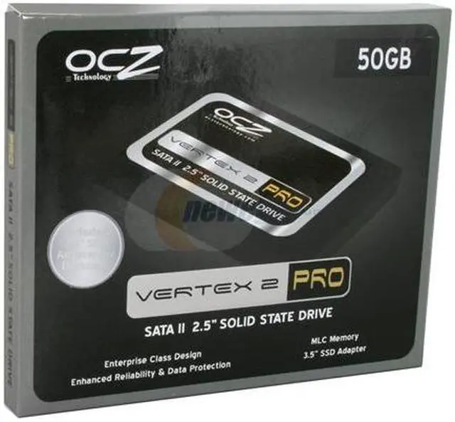 Main image of OCZ Vertex 2 Pro 2.5" 50GB SATA II MLC Internal Solid State Drive (SSD) OCZSSD2-2VTXP50G