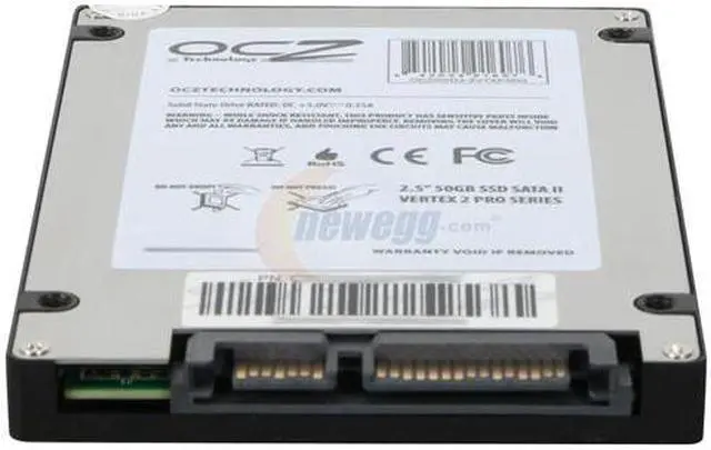 Alt view image 4 of 6 - OCZ Vertex 2 Pro 2.5" 50GB SATA II MLC Internal Solid State Drive (SSD) OCZSSD2-2VTXP50G