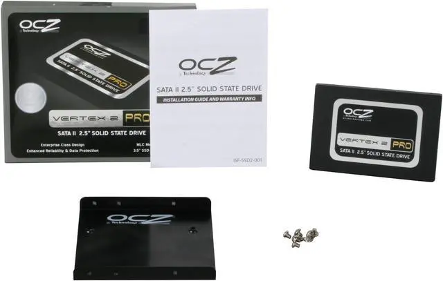 Alt view image 6 of 6 - OCZ Vertex 2 Pro 2.5" 50GB SATA II MLC Internal Solid State Drive (SSD) OCZSSD2-2VTXP50G