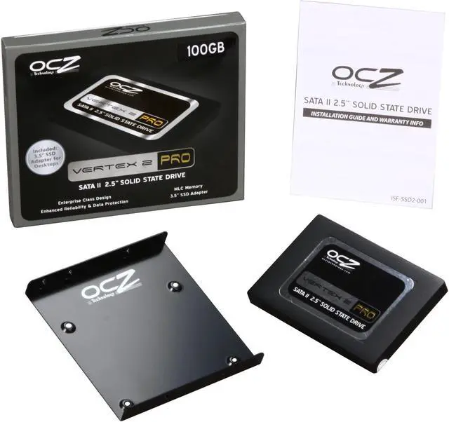 Alt view image 6 of 6 - OCZ Vertex 2 Pro 2.5" 100GB SATA II MLC Internal Solid State Drive (SSD) OCZSSD2-2VTXP100G