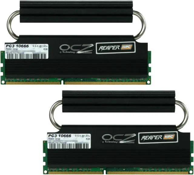 Alt view image 3 of 5 - OCZ Reaper Edition 8GB (2 x 4GB) DDR3 1333 (PC3 10666) Desktop Memory Model OCZ3RPR1333C9LV8GK