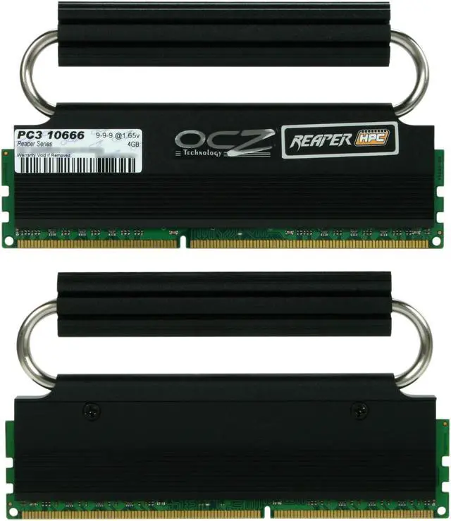 Alt view image 4 of 5 - OCZ Reaper Edition 8GB (2 x 4GB) DDR3 1333 (PC3 10666) Desktop Memory Model OCZ3RPR1333C9LV8GK