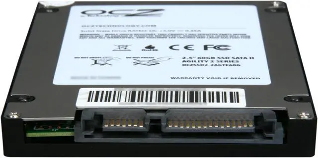 Alt view image 4 of 6 - OCZ Agility 2 2.5" 60GB SATA II MLC Internal Solid State Drive (SSD) OCZSSD2-2AGTE60G