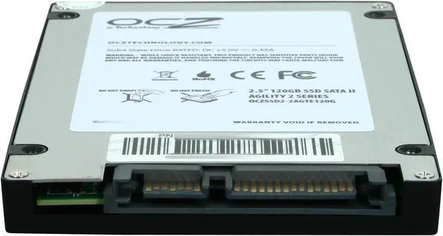 Alt view image 4 of 6 - OCZ Agility 2 2.5" 120GB SATA II MLC Internal Solid State Drive (SSD) OCZSSD2-2AGTE120G