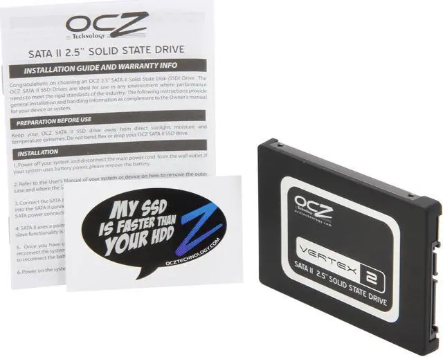 Alt view image 5 of 6 - OCZ Vertex 2 2.5" 115GB SATA II MLC Internal Solid State Drive (SSD) OCZSSD2-2VTXE120G