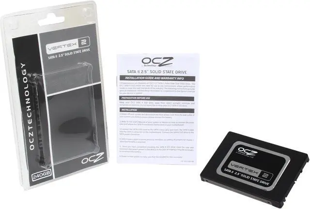 Alt view image 6 of 6 - OCZ Vertex 2 2.5" 240GB SATA II MLC Internal Solid State Drive (SSD) OCZSSD2-2VTXE240G