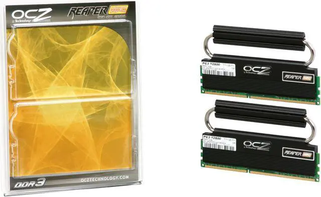 Alt view image 3 of 3 - OCZ Reaper HPC Edition 4GB (2 x 2GB) DDR3 1600 (PC3 12800) Low Voltage Desktop Memory Model OCZ3RPR1600C8LV4GK