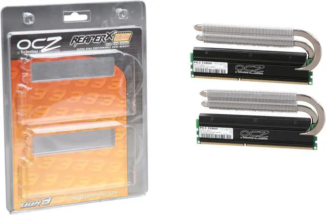 Alt view image 3 of 3 - OCZ Reaper X 4GB (2 x 2GB) DDR3 1600 (PC3 12800) Low Voltage Desktop Memory Model OCZ3RPX1600LV4GK