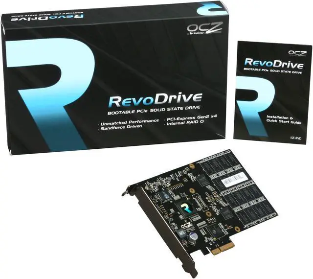 Alt view image 6 of 6 - OCZ RevoDrive PCI-E x4 120GB PCI Express MLC Internal Solid State Drive (SSD) OCZSSDPX-1RVD0120