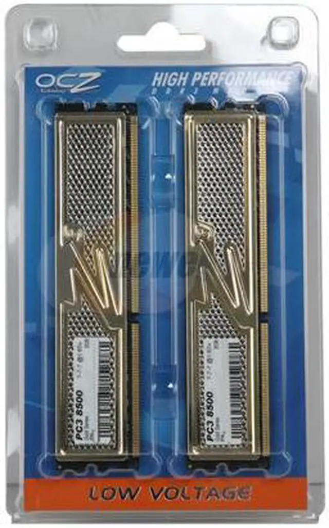 Alt view image 3 of 3 - OCZ Gold 4GB (2 x 2GB) DDR3 1066 (PC3 8500) Desktop Memory Model OCZ3G1066LV4GK