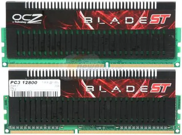 Alt view image 2 of 3 - OCZ Blade SuperTuned 4GB (2 x 2GB) DDR3 1600 (PC3 12800) Desktop Memory Model OCZ3BST1600LV4GK