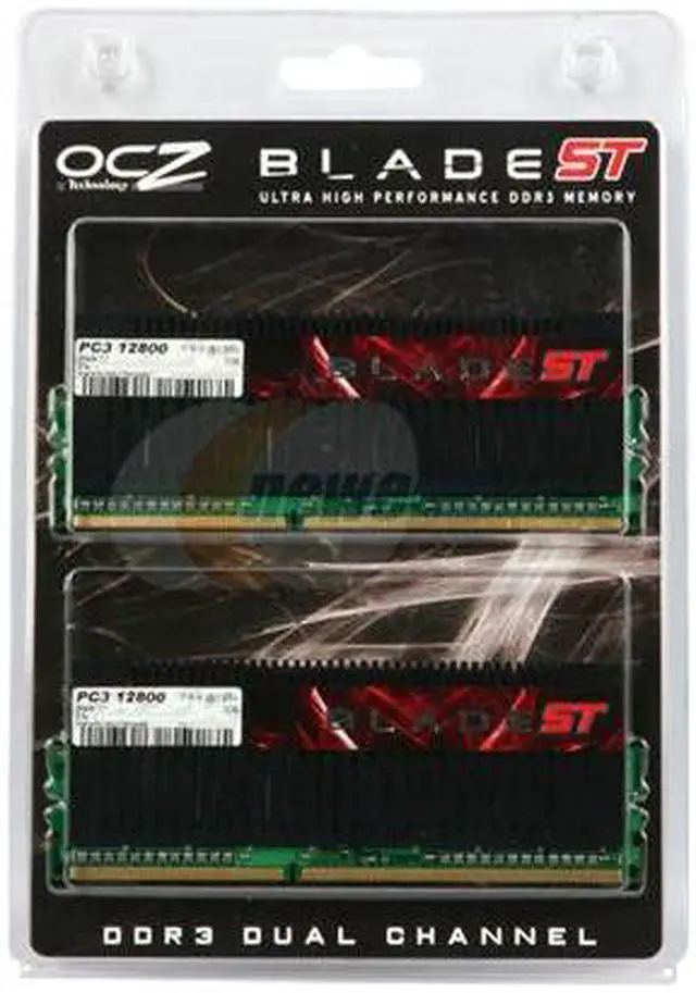 Alt view image 3 of 3 - OCZ Blade SuperTuned 4GB (2 x 2GB) DDR3 1600 (PC3 12800) Desktop Memory Model OCZ3BST1600LV4GK