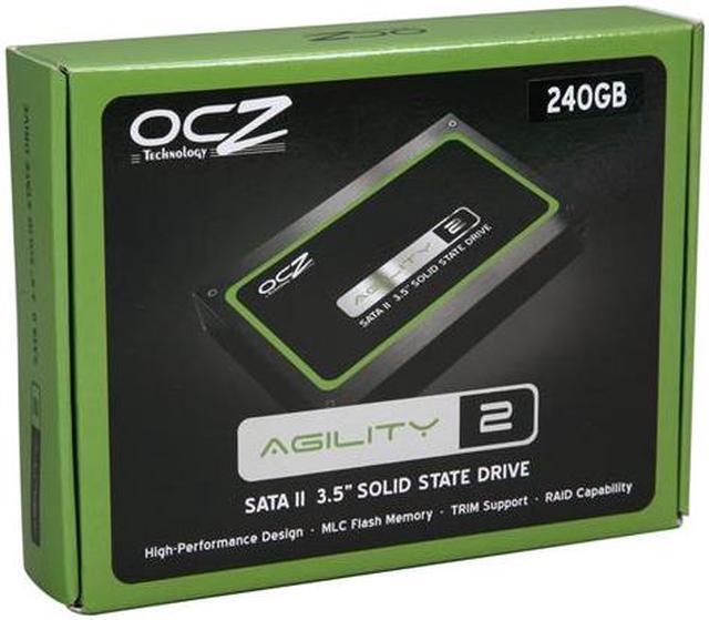 Main image of OCZ Agility 2 3.5" 240GB SATA II MLC Internal Solid State Drive (SSD) OCZSSD3-2AGT240G