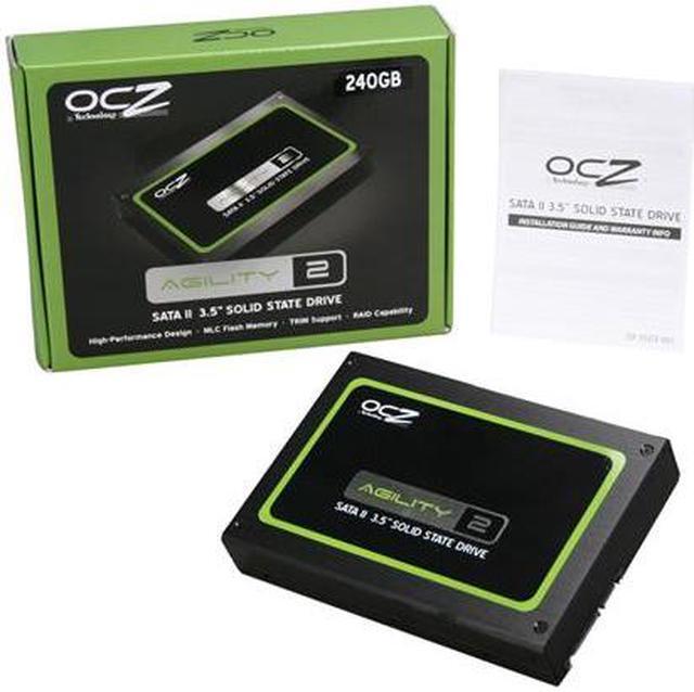 Alt view image 6 of 6 - OCZ Agility 2 3.5" 240GB SATA II MLC Internal Solid State Drive (SSD) OCZSSD3-2AGT240G