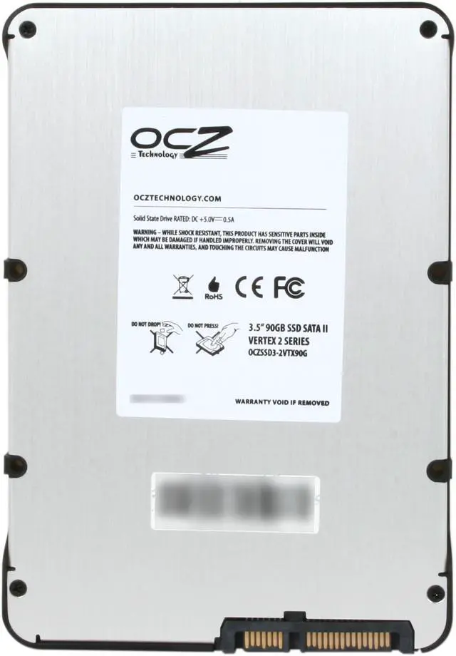 Alt view image 5 of 6 - OCZ Vertex 2 3.5" 90GB SATA II MLC Internal Solid State Drive (SSD) OCZSSD3-2VTX90G