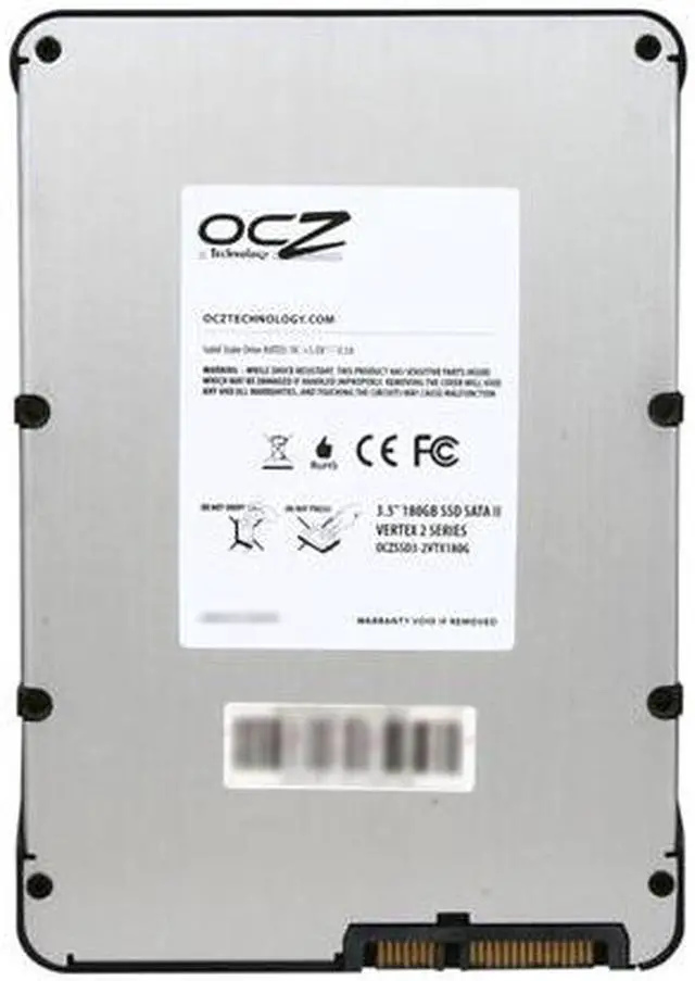 Alt view image 5 of 6 - OCZ Vertex 2 3.5" 180GB SATA II MLC Internal Solid State Drive (SSD) OCZSSD3-2VTX180G