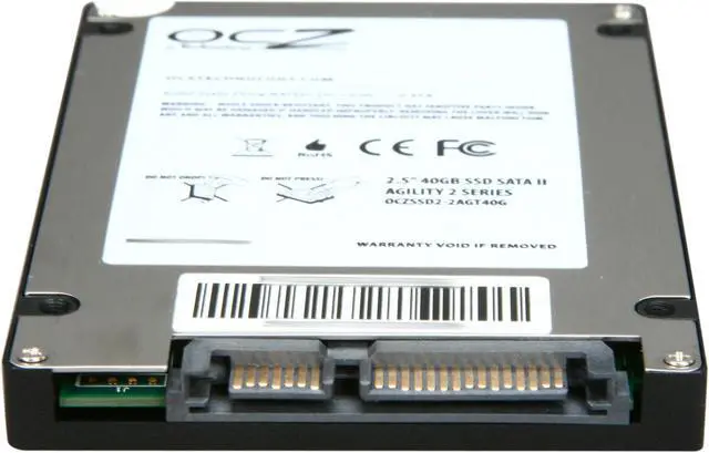 Alt view image 4 of 6 - OCZ Agility 2 2.5" 40GB SATA II MLC Internal Solid State Drive (SSD) OCZSSD2-2AGT40G