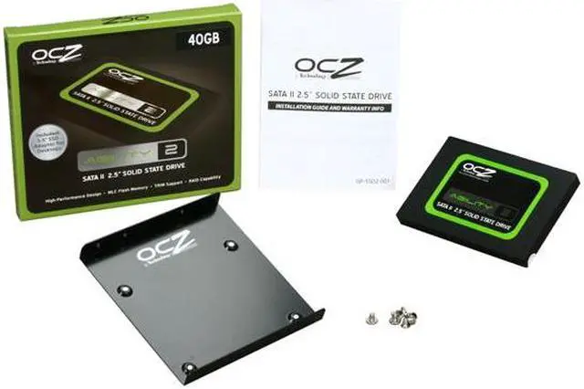 Alt view image 6 of 6 - OCZ Agility 2 2.5" 40GB SATA II MLC Internal Solid State Drive (SSD) OCZSSD2-2AGT40G